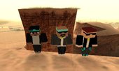 Gangster And Police Minecraft Skin Pack