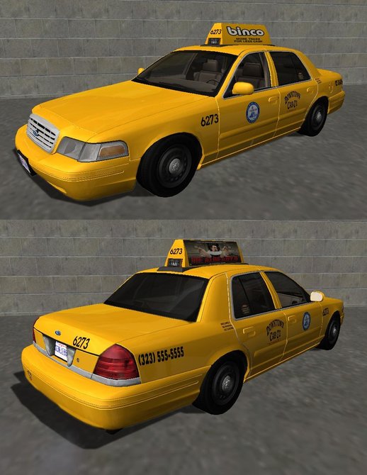 2003 Ford Crown Victoria Taxi Downtown Cab v1.0