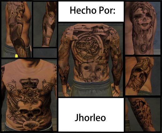 Super Tattoo Pack for Franklin