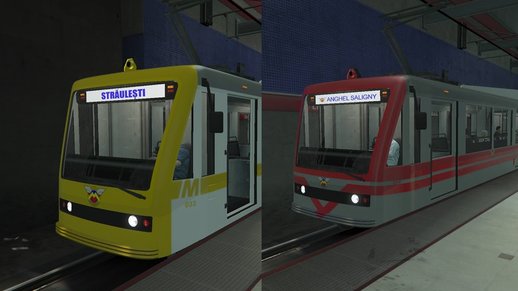 Bucharest Romania Metro / Subway / Tram /Train paintjob (with graffiti)