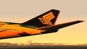 Boeing 747-400 Singapore Airlines (Tropical Megatop Livery)