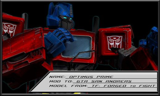 Optimus Prime (TRANSFORMERS: Forged to Fight)