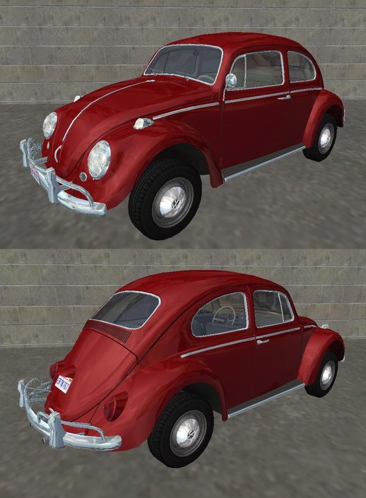 1963 Volkswagen Beetle Deluxe 1300 (Non-ragtop) v1.0