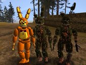 FNaF Springs Animatronics + Nightmare Animatronics