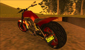 GTA V Western Motorcycle Nightblade Con Paintjobs