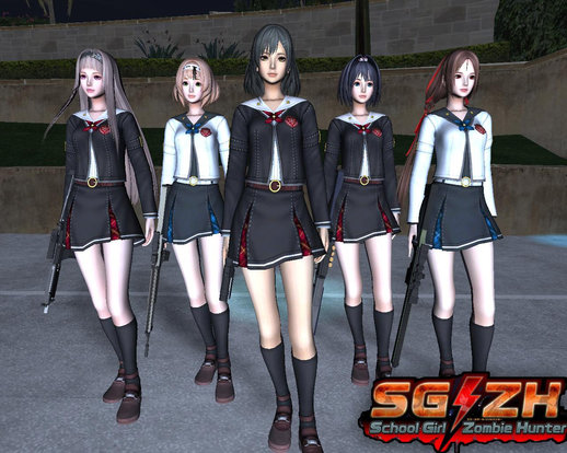 SGZH/School Girl Zombie Hunter [C1] Skin Pack