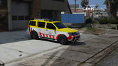 Portuguese ANPC - Special Fire Brigade - Nissan Pathfinder 2007 [ AddOn / Livery / Reflective ]