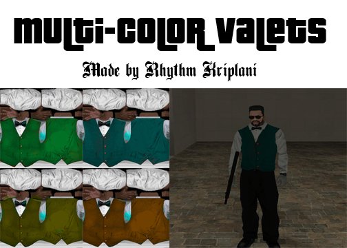 Multi-Colour Valet Uniform V1