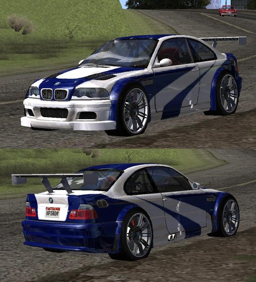 2001 BMW M3 E46 GTR Most Wanted (2012 style) v1.0