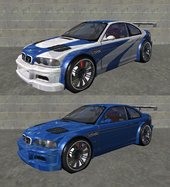 2001 BMW M3 E46 GTR Most Wanted (2012 style) v1.0