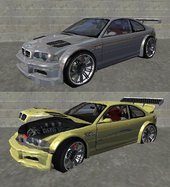 2001 BMW M3 E46 GTR Most Wanted (2012 style) v1.0