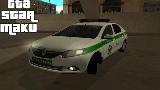 Renault Logan 2016 Policia Iranian