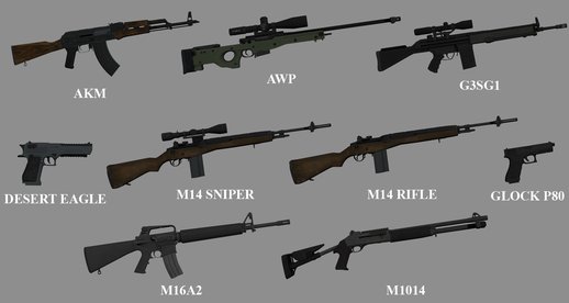 HQ Weapons Pack