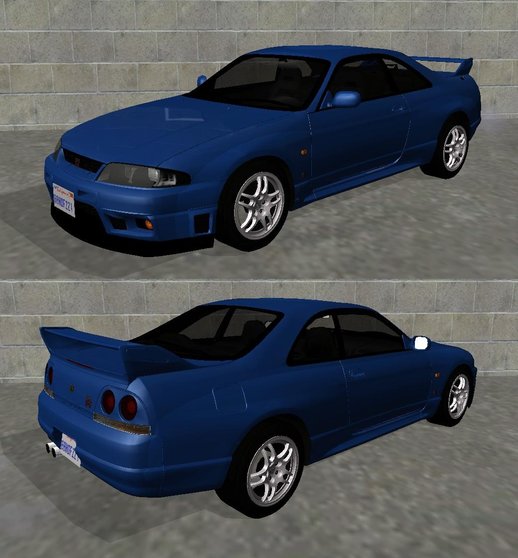 1996 Nissan Skyline GT-R R33 (Fully tunable and paintjobs) v1.0