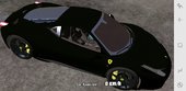 Ferrari 458 Italia Black for Mobile