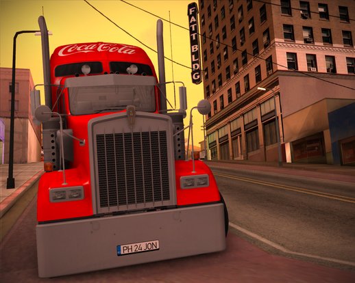 Kenworth W900 + Trailer Coca Cola Pack 