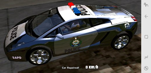 GTA SA Mobile Lamborghini Gallardo Federal Police