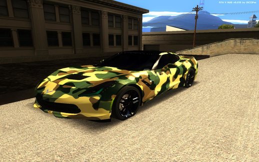 Chevrolet Corvetto C7 - Army Style