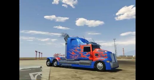 Optimus Prime Western Star Truck