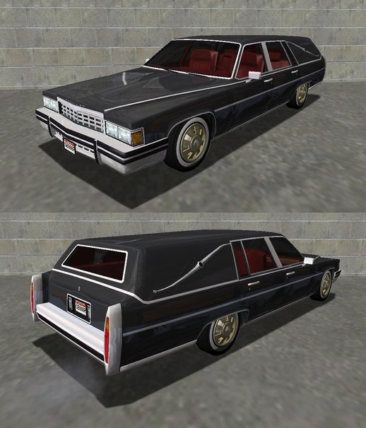 1985 Cadillac Fleetwood Hearse (Romero style) v1.0