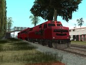 Red Brown Streak Train