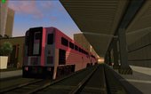 Pink Brown Streak Train