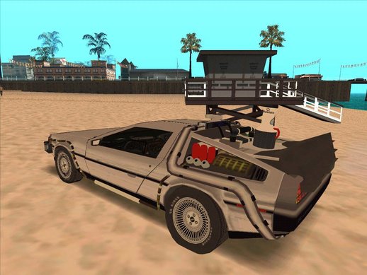 Delorean Time Machine BTTF 2