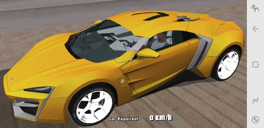 GTA SA Mobile W - Motors Lykan Hypersport