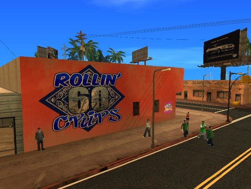 Rollin 60 Crips Mural