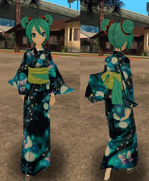 Miku Hatsune in Yukata Style