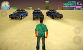 Blue Colour Cop Car Mod For Android