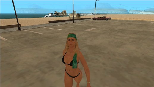 GTA V Beach Girl 