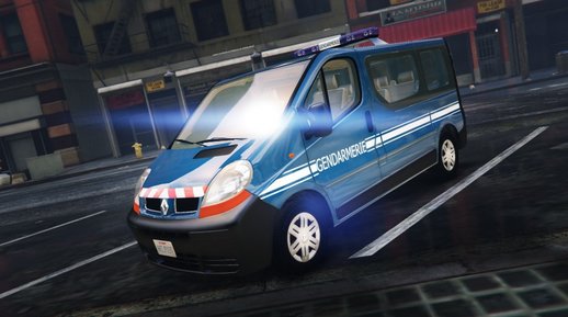 Renault Trafic II.1 Gendarmerie Nationale [Add-On | Template] 