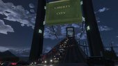 GTA 5 Bridges with traffic paths V2,for Liberty city rewind mod V2018 