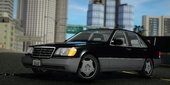 Mercedes-Benz S-Class (W140) 300SD/S350TD/S320/S420/S500/S600 1992-1995 (US-Spec)