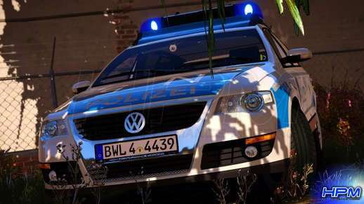 VW Passat B6 Variant Polizei BaWü [AddOn | Replace | ELS]