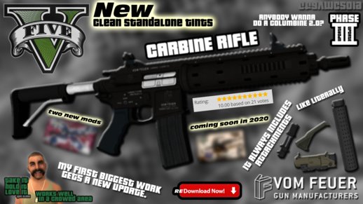 GTA V Vom Feuer Carbine Rifle [Revamped GTAinside.com Release] (Updated Phase II Redux)