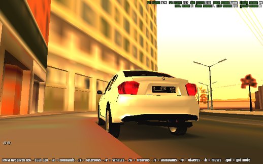 Honda City 2013 Low Poly