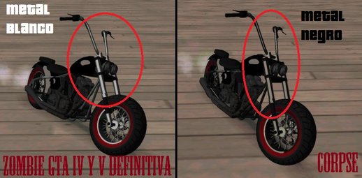 Zombie de GTA 5 Colores Personalizados