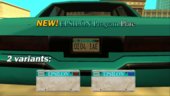 GTA V License Plates to GTA SA - 2nd pack V1.2