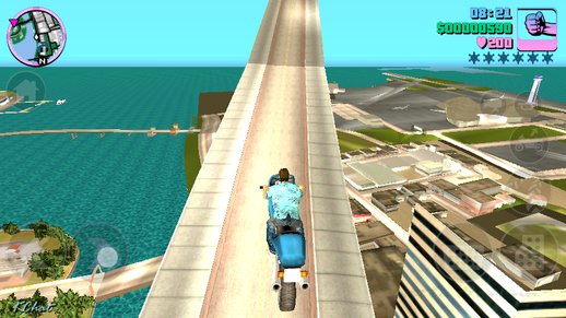 Sky bridge map mod - GTA VC Android