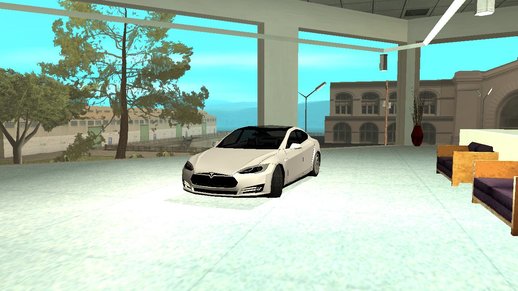 Tesla Model S SA Style Lowpoly