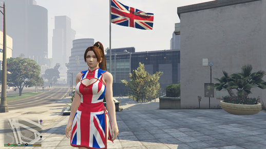 Union Jack Outfit for Mai Shiranui