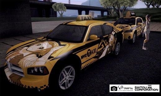 Dodge Charger STR8 Taxi w/ Itasha