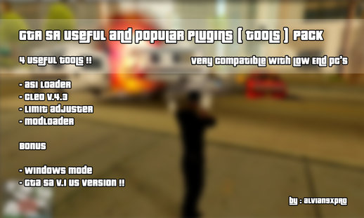 GTA SA Useful And Popular Plugins (Tools) Pack