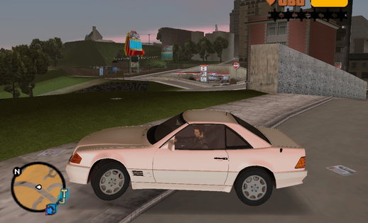 Mercedes - Benz 600SL (R129) 1992 with hardtop for GTA3