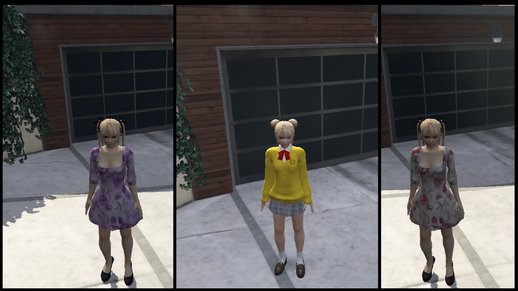 DoA5:U Marie Rose Casual Dress & Schoolgirl Strikers (Update: Improved Rigging)