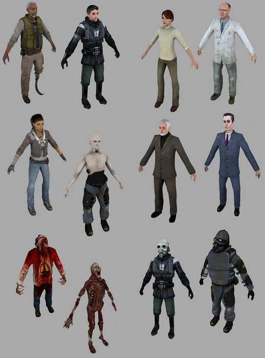 Ped Skin Pack Half-Life 2