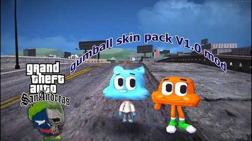 The Amazing World Of Gumball Skin Pack V1