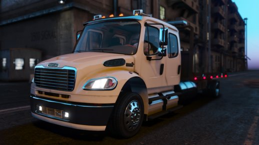 Freightliner M2 Crew Cab Flatbed [Add-on | Script | BETA]